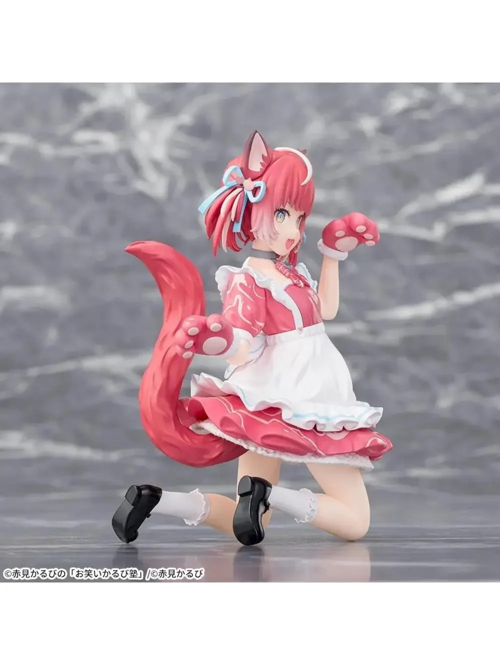 FuRyu Akami Karubi Tenitol Anime Figure VTuber Pink New Maid Outfit 120mm